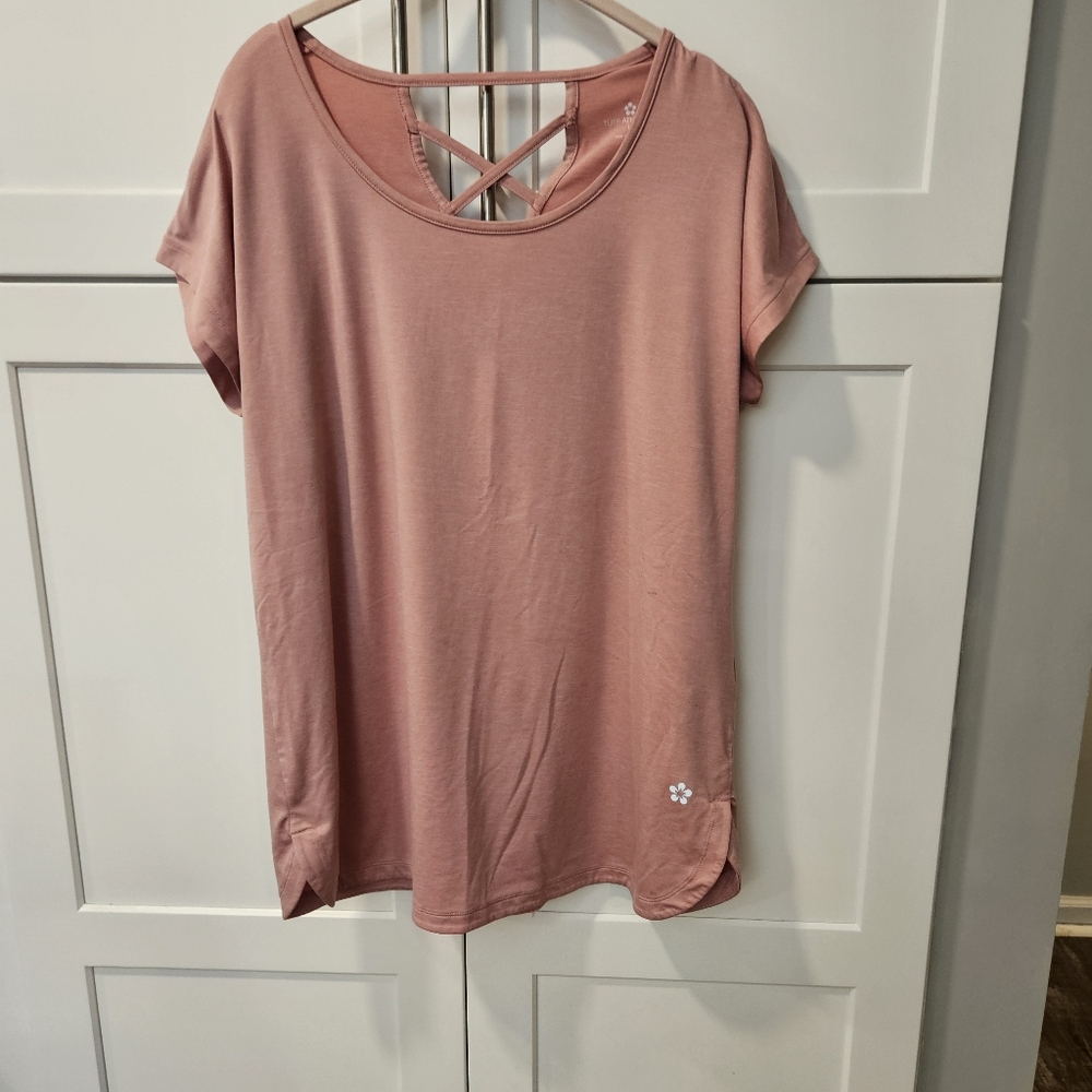 Pink Women's Top with Back Detail